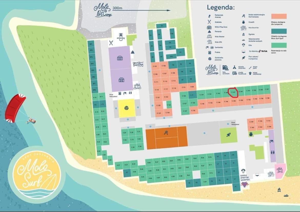 Villa Przyczepa 2022 Molo Surf Jastarnia Exterior foto